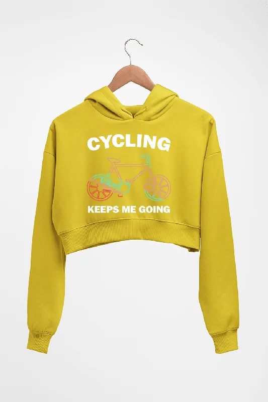 Limited Availability Cycling Crop HOODIE FOR WOMEN