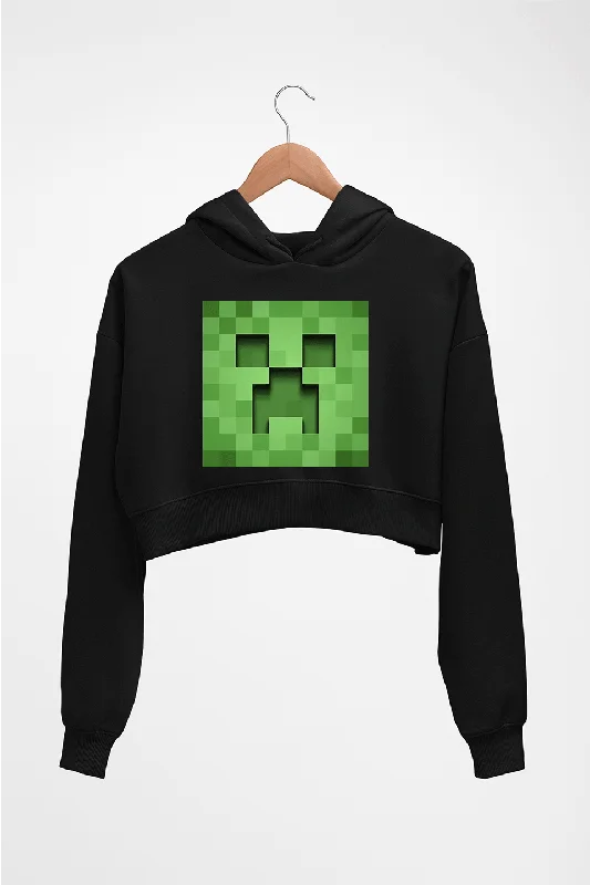 Blowout Sale Minecraft Crop HOODIE FOR WOMEN