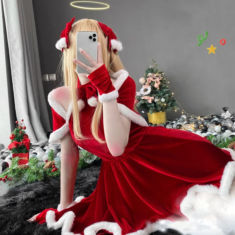 Can't Be Beat cosplay maid christmas dress suit yv30420