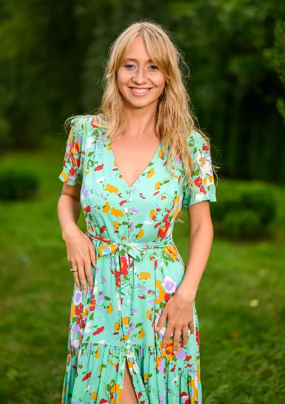 Incredible Offers Princess Castle Green Dress