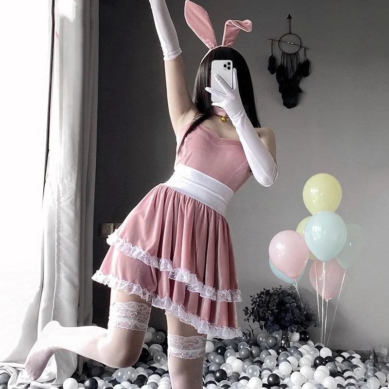 Warehouse Sale Christmas sexy cos maid outfit yv46007