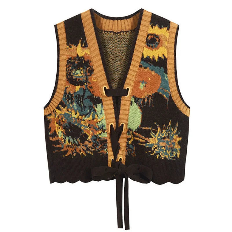 Referral Discount Znbbw Sweater Vests Women Harajuku Print Sleeveless Knitted Waistcoat Streetwear Korean Cropped Bandage Knitwear Tank Top New Referral Discount Znbbw Sweater Vests Women Harajuku Print Sleeveless Knitted Waistcoat Streetwear Korean Cropped Bandage Knitwear Tank Top New
