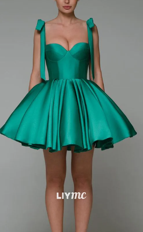 Unbeatable Prices LY316 - Sweetheart Sleeveless Pleated A-Line Short Homecoming Dress