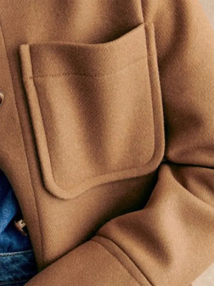 Unmissable Offer Znbbw Long Sleeved Lapel Women's Coat With Pockets Fashion Casual Female Loose Outwear 2023 Autumn/Winter Warm Street Wear Unmissable Offer Znbbw Long Sleeved Lapel Women's Coat With Pockets Fashion Casual Female Loose Outwear 2023 Autumn/Winter Warm Street Wear