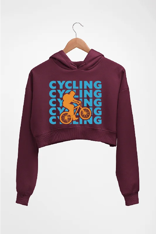 Midnight Madness Cycling Crop HOODIE FOR WOMEN