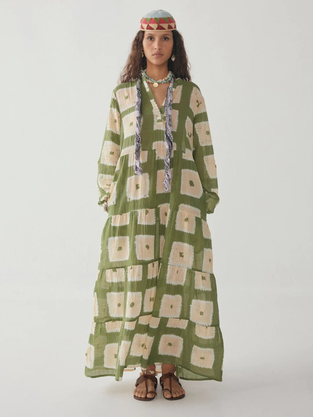 Special Offer Maison Hotel Trapéze Cucumber Lala Dress ByAdushka