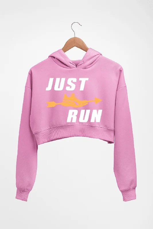 Deal of the Week Runner Running Crop HOODIE FOR WOMEN
