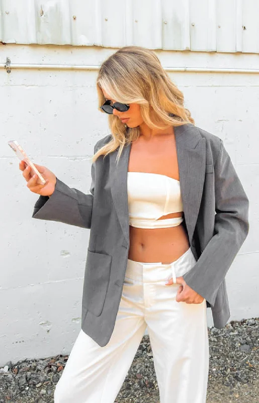 Daily Deals Martena Grey Blazer