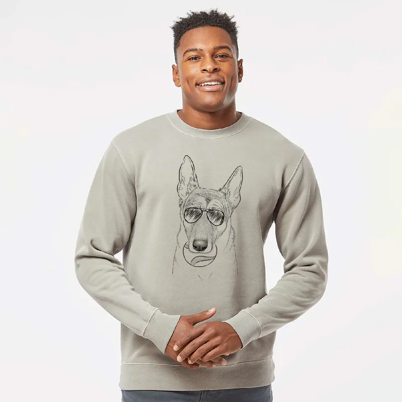 Discount Deals Aviator Greta the German Shepherd - Unisex Pigment Dyed Crew Sweatshirt Discount Deals Aviator Greta the German Shepherd - Unisex Pigment Dyed Crew Sweatshirt