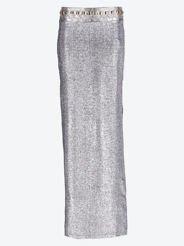 Season Finale Sale Lurex jersey skirt