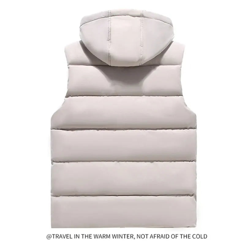 Blowout Sale Znbbw Men Hooded Vest 5XL Solid Fashion Autumn Women's Heated Jacket Large Size High Quality Sleeveless Warm Coats Fishing Cold Vests Blowout Sale Znbbw Men Hooded Vest 5XL Solid Fashion Autumn Women's Heated Jacket Large Size High Quality Sleeveless Warm Coats Fishing Cold Vests