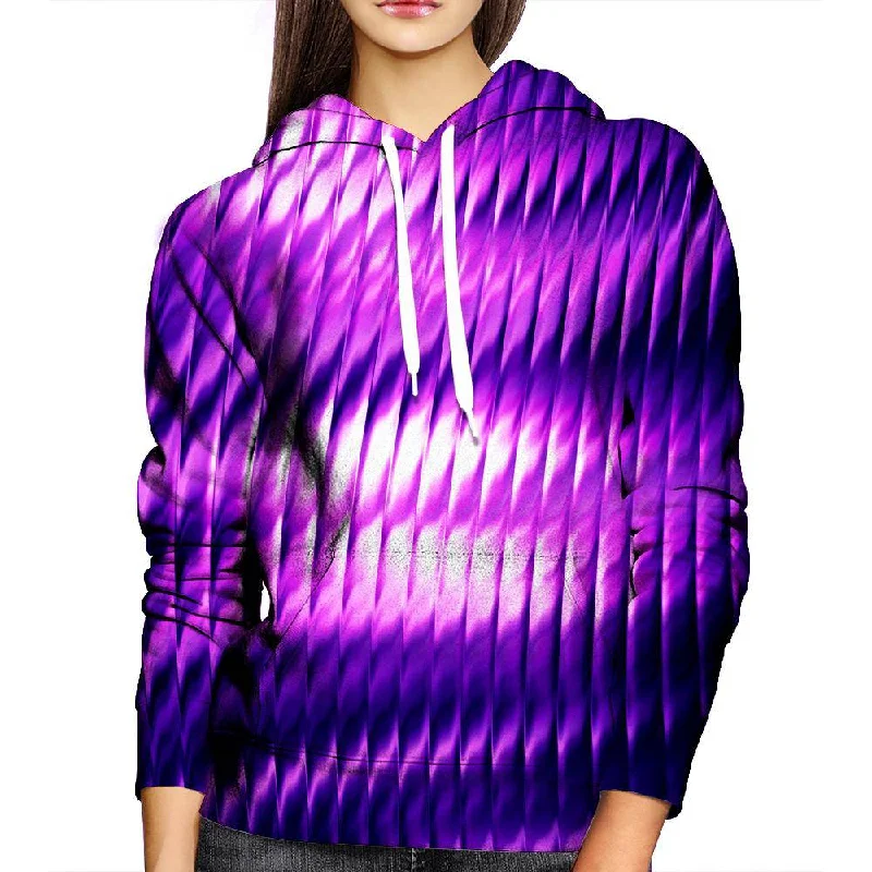 Final Clearance Purple Reflection Womens Hoodie