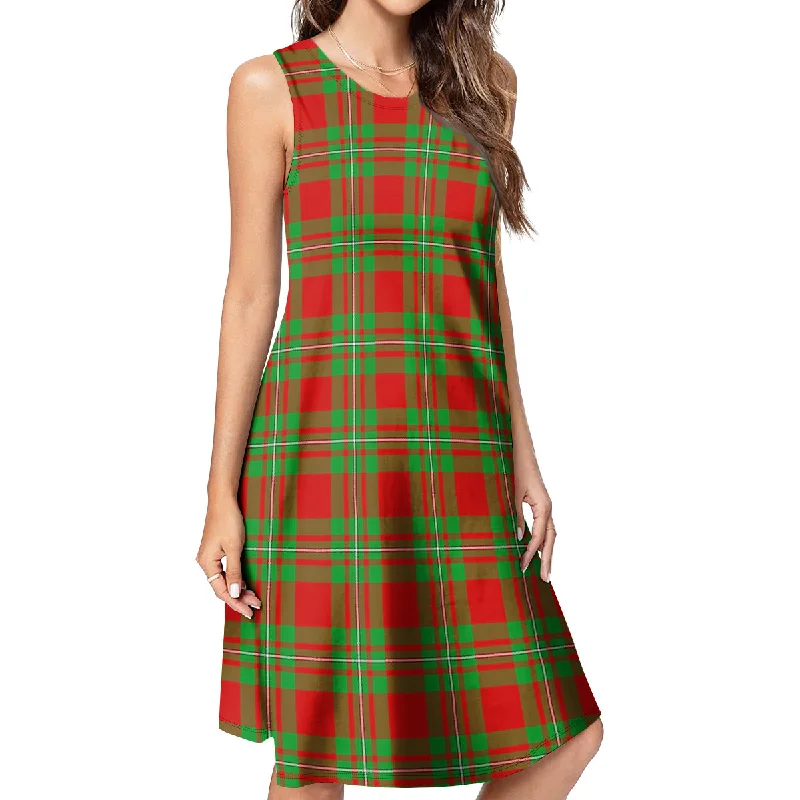 New Deals Callander Tartan Womens Casual Dresses