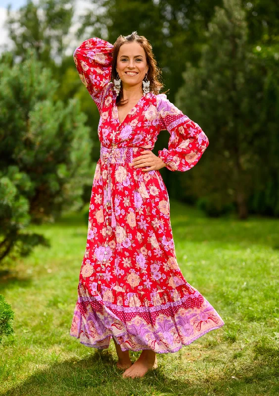 Savings Galore Simona Red Dalile Dress