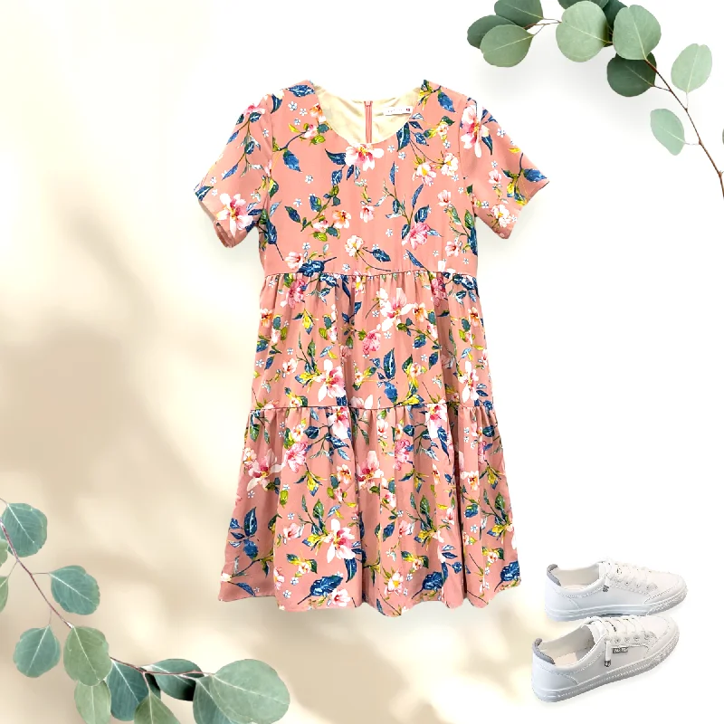 Limited Time Discount Patch Casual Printed Dress