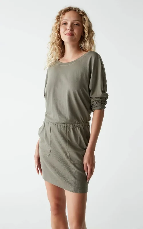 Must-Have Deals Michael Stars- Kerrigan On/Off Shoulder Rib Mix Dress