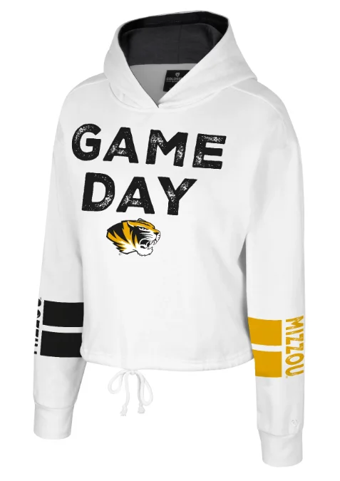 Sale Event Mizzou Tigers Colosseum Women's Game Day Tiger Head White Hoodie