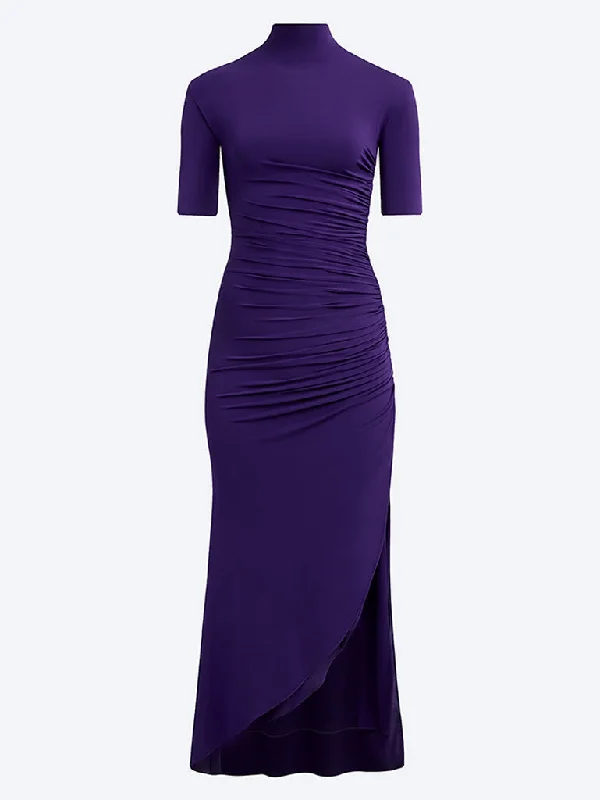 Limited Time Soft jersey draped dress
