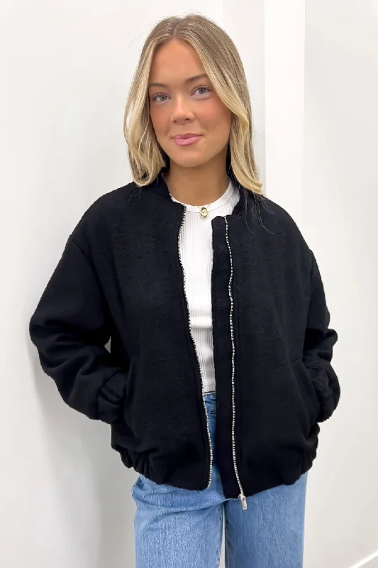 Deal Dash Hayley Bomber Black