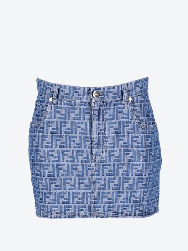 TIME-Limited Offer Chambray skirt