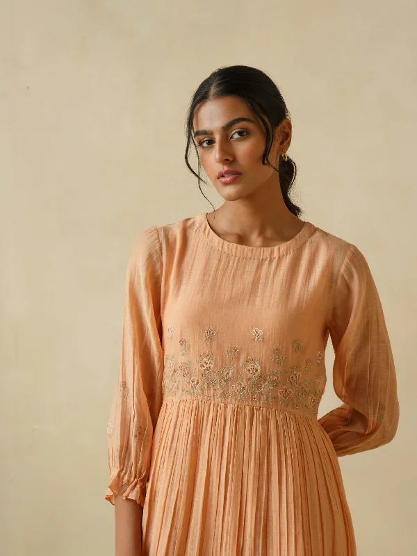 Unmissable Offer Cantaloupe Patchwork Midi Dress