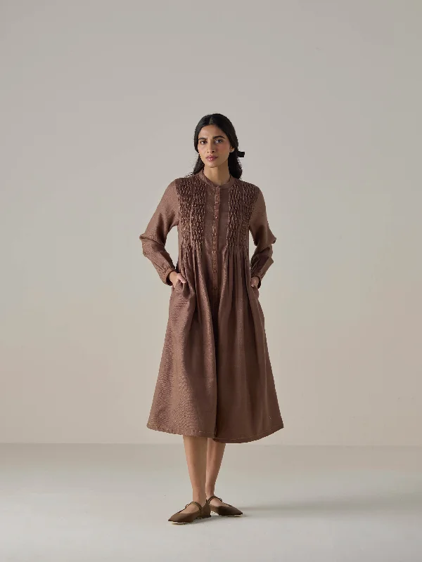 Buy Now Cinnamon Merino Wool Dress