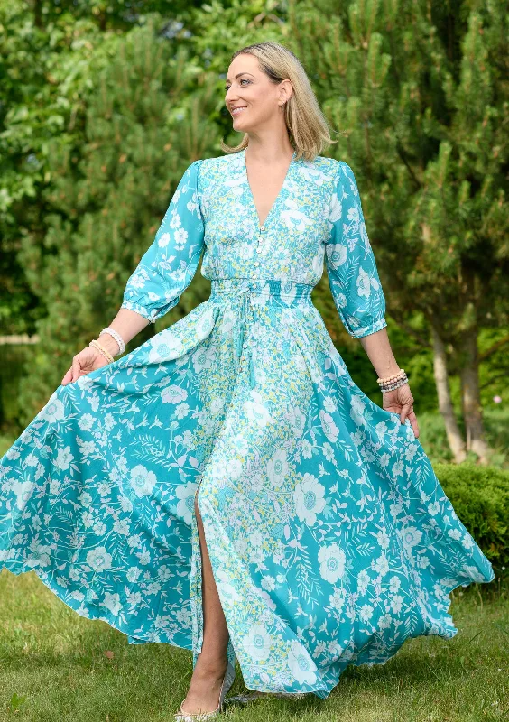 Exclusive Preview Isabella White Flowers Dress