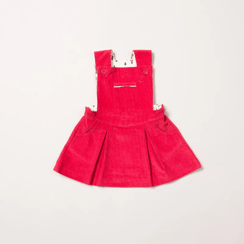 Buy Now Raspberry Woodland Adventure Pinafore Dress