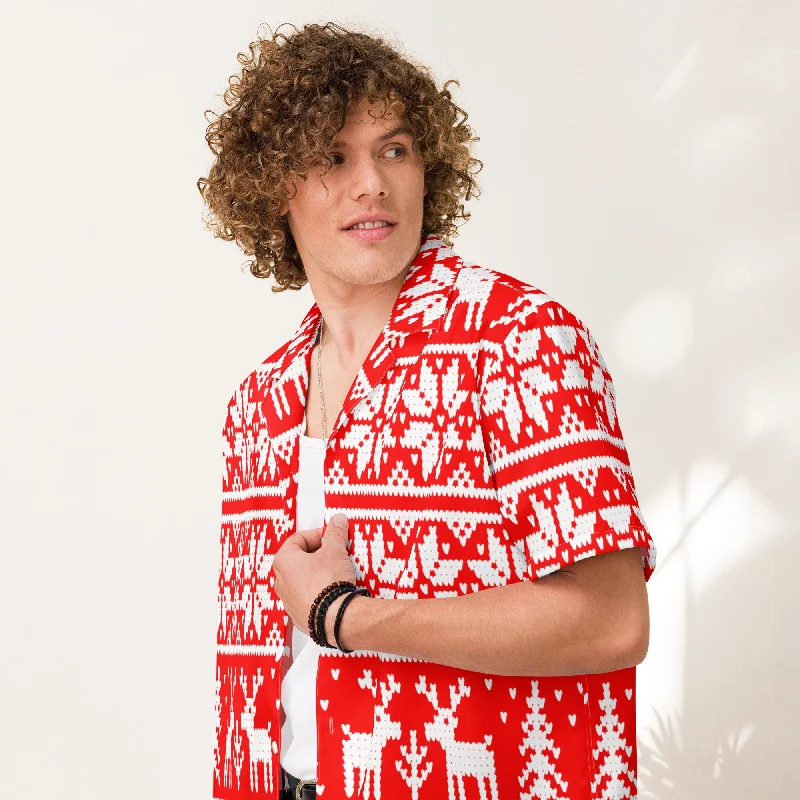 Hurry In Unisex button shirt