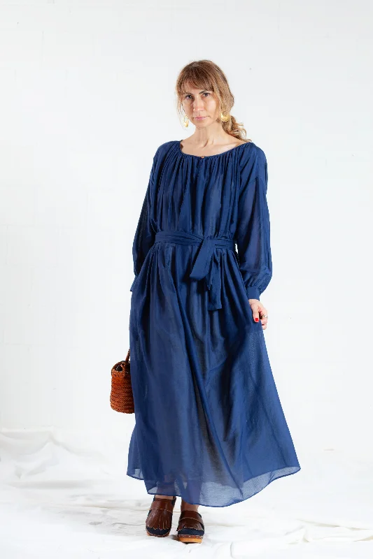 Must-Have Deals Balia 8.22 Blue Cotton Dress - ByAdushka