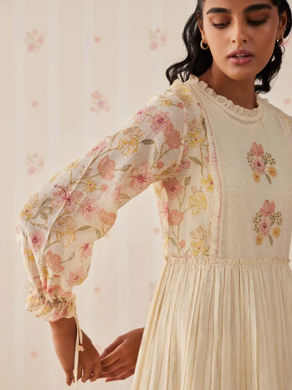 Daily Deals Hibiscus Bouquet Midi Dress
