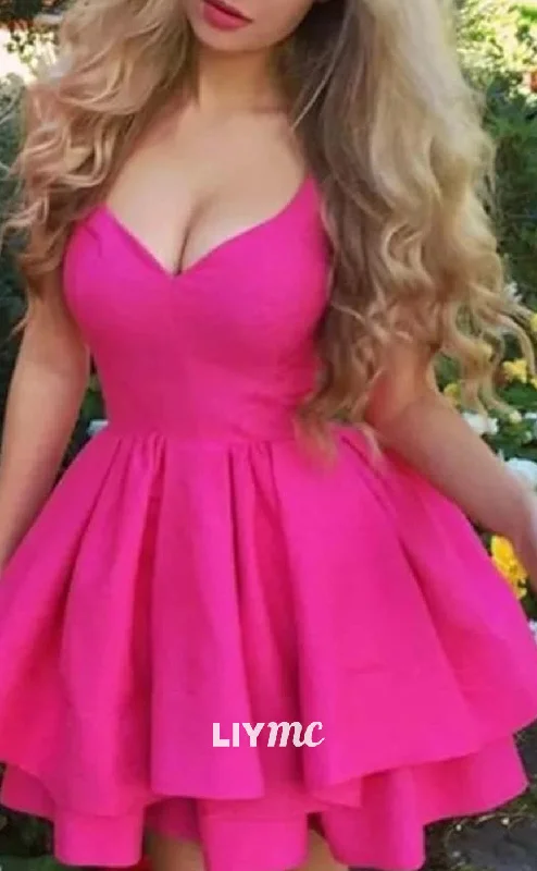 Limited Time LY290 - Sweetheart Sleeveless A-Line Short Homecoming Dress