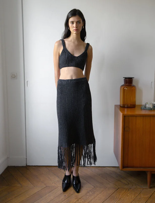 Price Drop Knit Crochet Dress Set