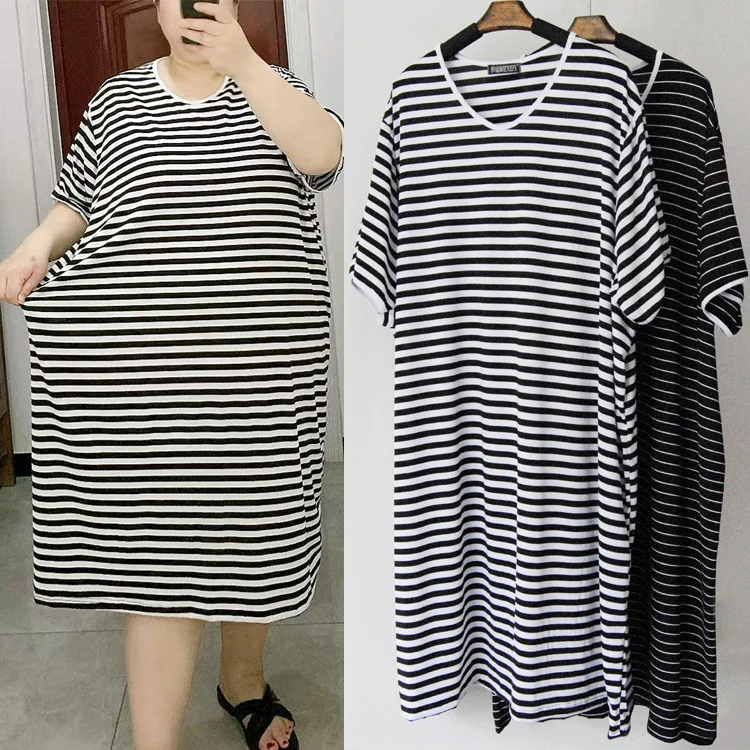 Reduced Prices Plus Size Midi T Shirt Dress (Extra Big Size)