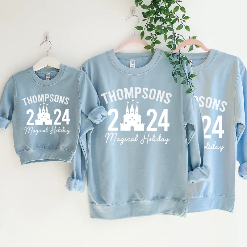 Weekend Deal Family Magical Trip Summer Personalised Name & Year Sweatshirts
