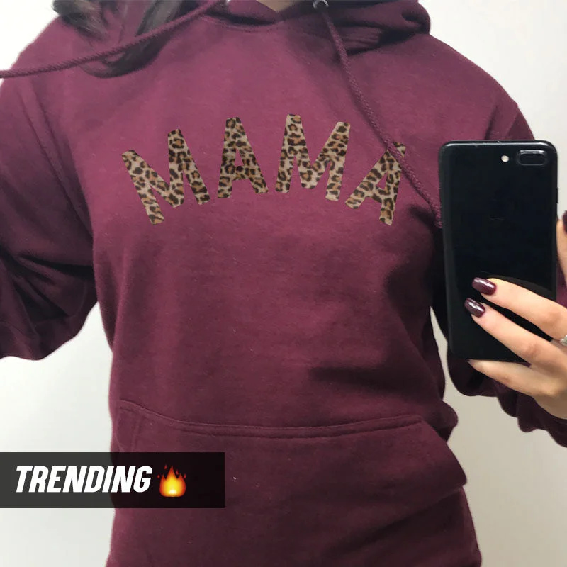 Year-End Sale Mama Leopard Hoodie 00 (MRK X)