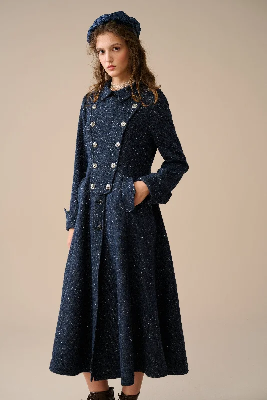 Members Only Erica 23 |Double breasted 100% wool coat