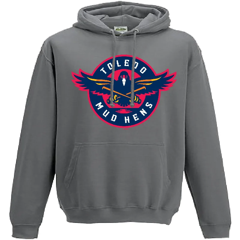 Great Deals Toledo Mud Hens Round Real Hen Logo Hood
