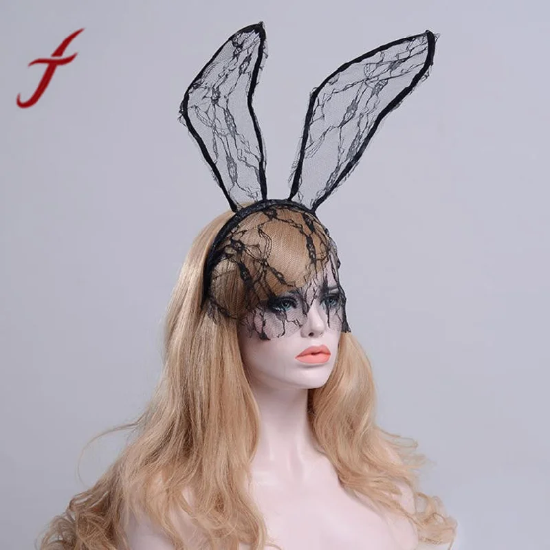 Must-Have Deals Feitong Novelty Hairbands Women Lady Halloween Winter Feather Lace Cat Ears Headband Popular Hair Accessories haar Red Black Must-Have Deals Feitong Novelty Hairbands Women Lady Halloween Winter Feather Lace Cat Ears Headband Popular Hair Accessories haar Red Black