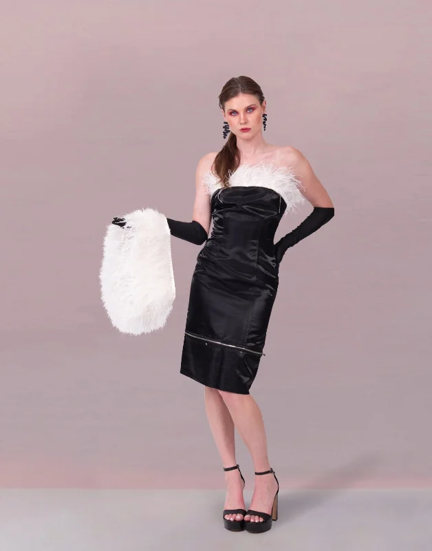 Exclusive Savings TRANSFORMATIVE FEATHER LUXE DRESS