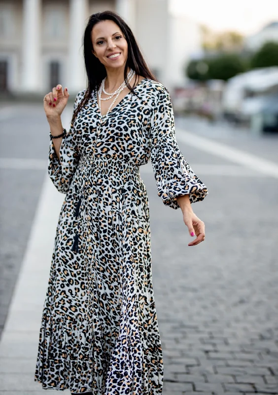 Price Drop Alert Simona Soft Leopard Dress