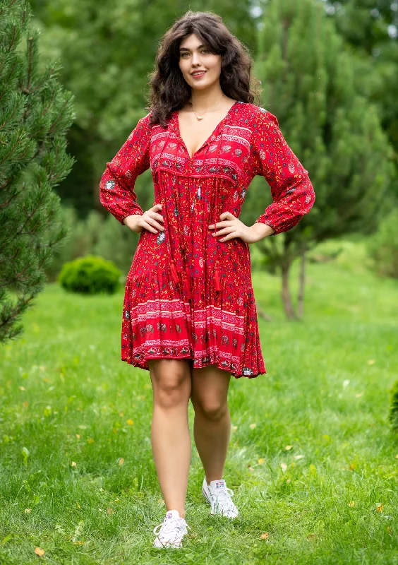 Blowout Sale Nelly Red Chili Mini Dress