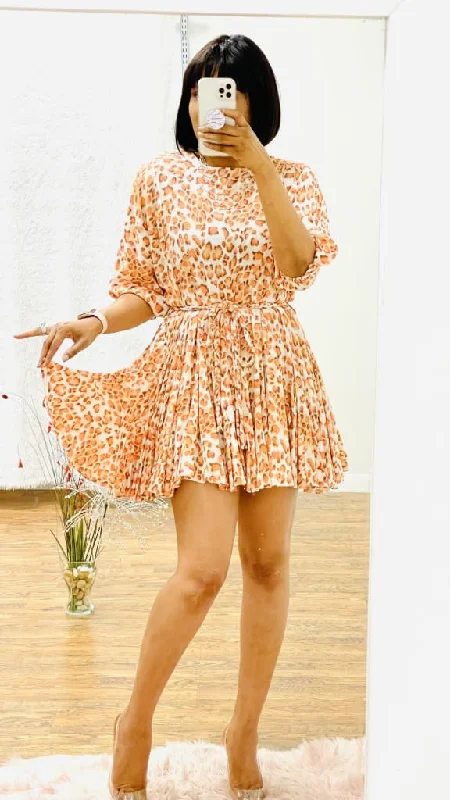 Deal Dash Lisa Long sleeve ruffled mini dress