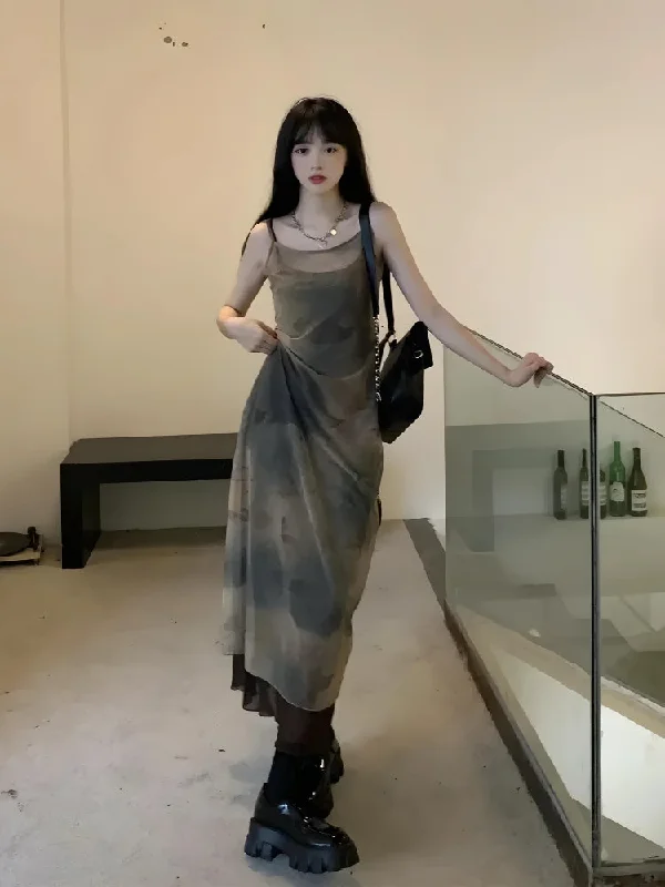 Shop and Save Fairy Grunge Forest Midi Dress