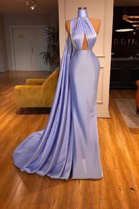 Fantastic Deals Chic Lilac One-shoulder Mermaid Long Prom Dresses On Sale