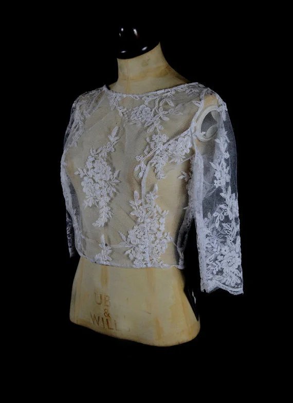 Inventory Reduction Bespoke Lace Bridal Top