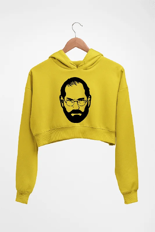 Don't Wait Steve Jobs Crop HOODIE FOR WOMEN