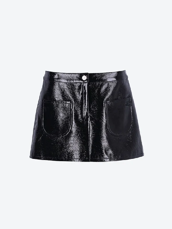 Bargain Blast 2-pocket vinyl skirt