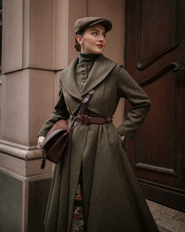 Limited Availability Gemma 17 | 100% wool victorian coat