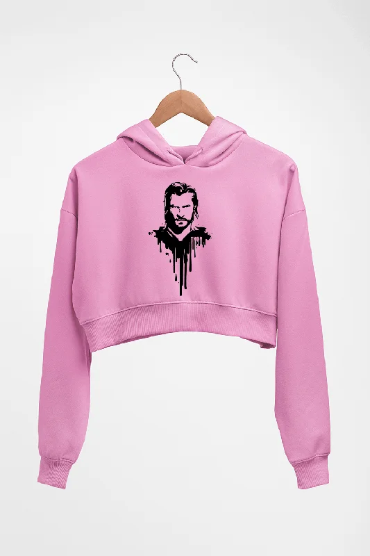 Early Access Thor Superhero Crop HOODIE FOR WOMEN